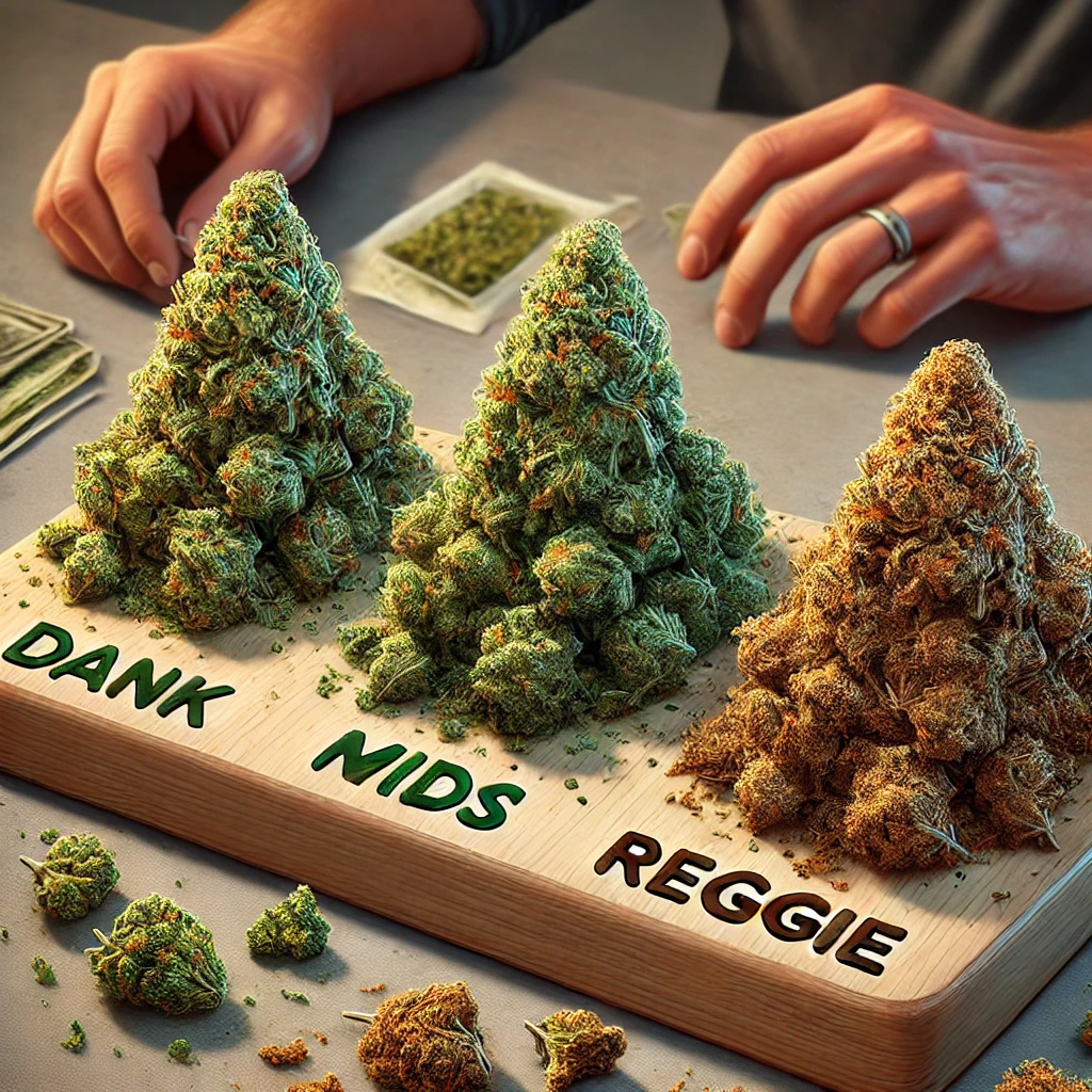 types weed difference dank mids reggie weed