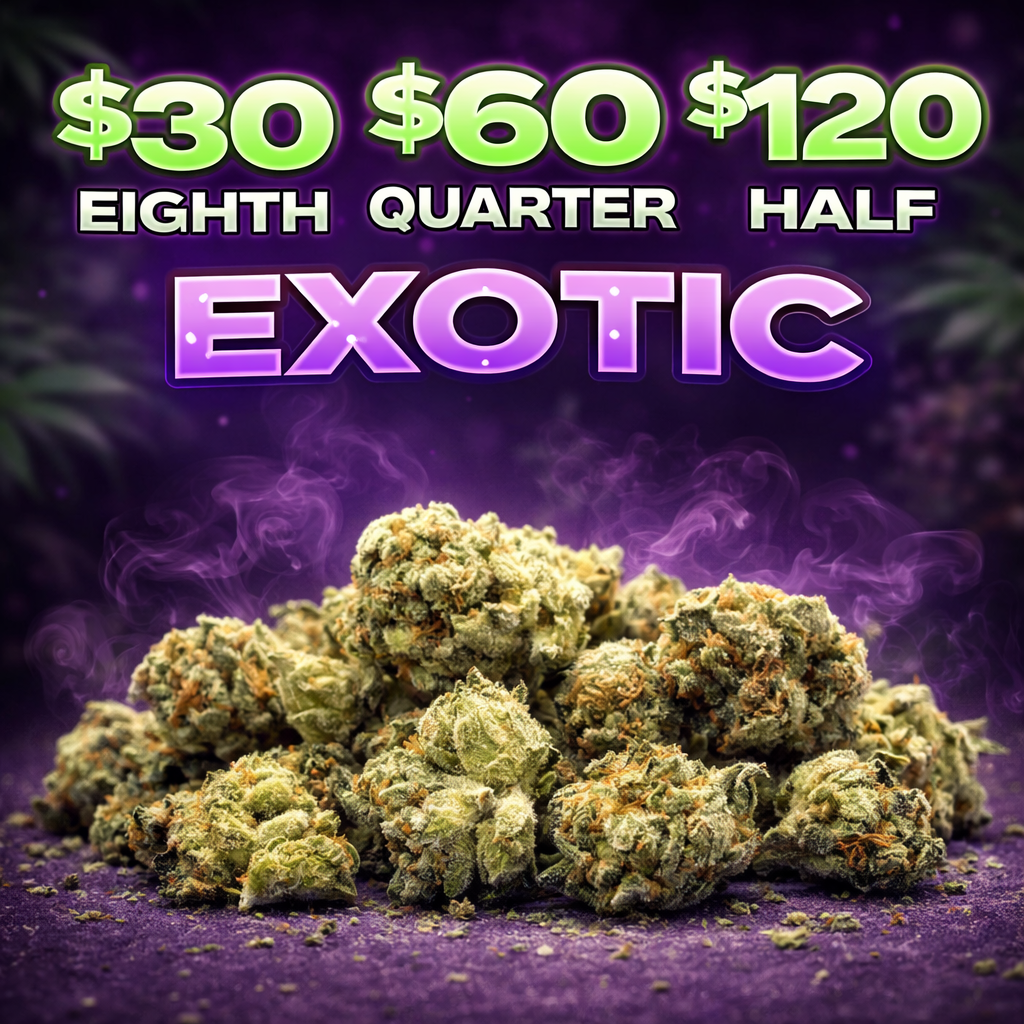 $30 EIGTH, $60 QUARTER, AND $120 HALF EXOTIC